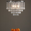 Pescara 5 Light Round Pendant Decorative Crystal