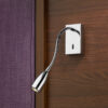 Tadley Wall Bracket Polished Chrome LED