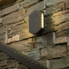 Vulcan Outdoor Wall Light Dark Grey IP44 LED