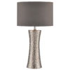 Bokara Table Lamp Silver With Shade