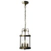 Lambeth 3 Light Lantern Dual Mount Antique Brass