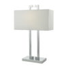 Nile Table Lamp Polished Chrome With Shade