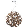 Rawley 9 Light Ribbon Pendant Brushed Copper